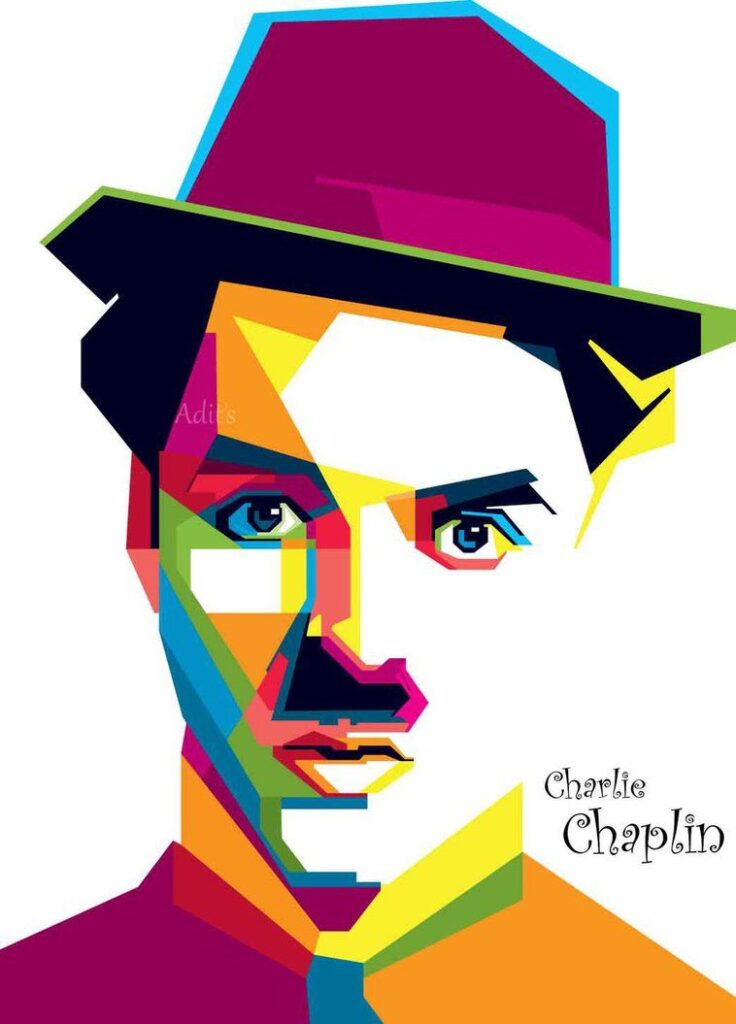 Chaplin WPAP by adityasp on DeviantArt