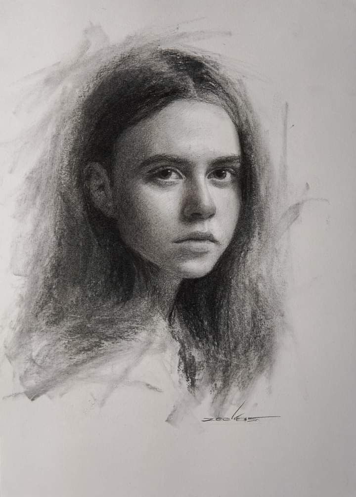 Artist ~ Charcoal Portrait